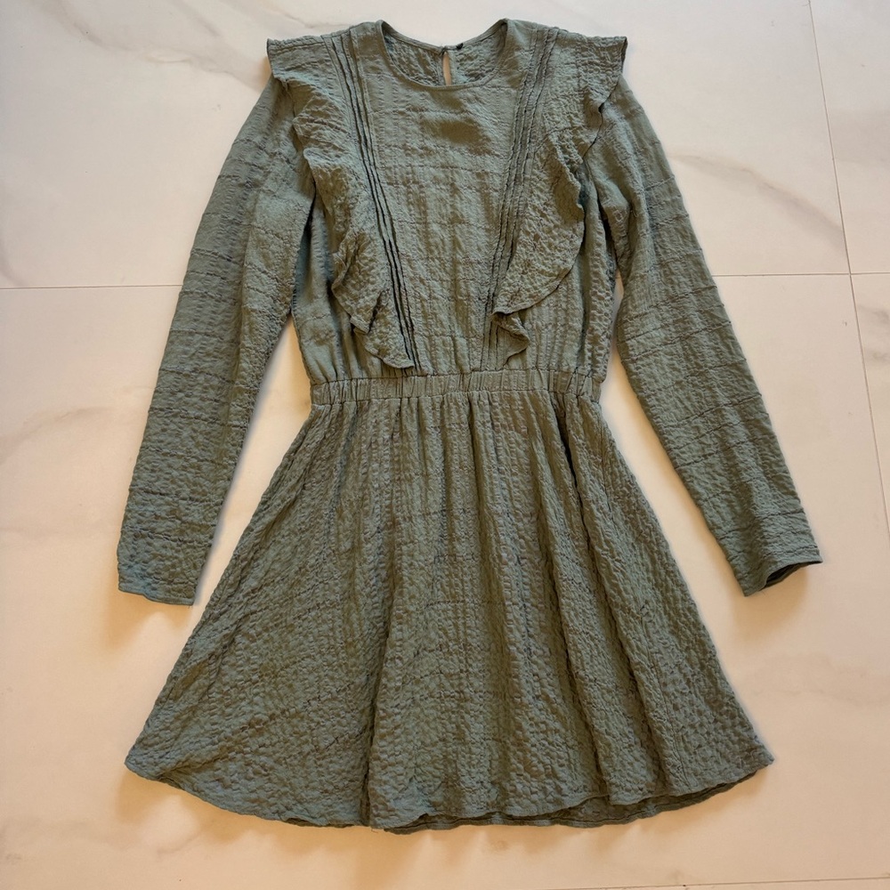 Zara Olive Green Mini Dress
